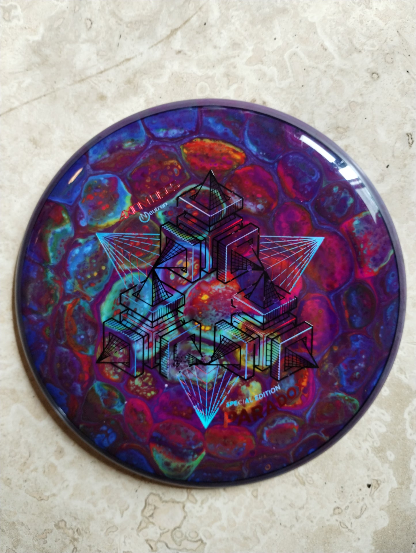 Axiom Discs Neutron Paradox